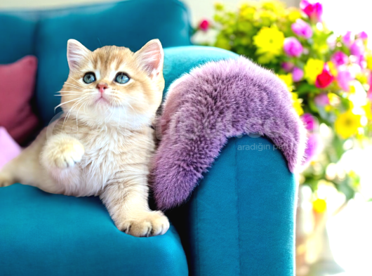 British Shorthair Golden Bebekler  görsel