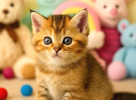 Nadi̇r Bulunan Safkan British Kedi̇