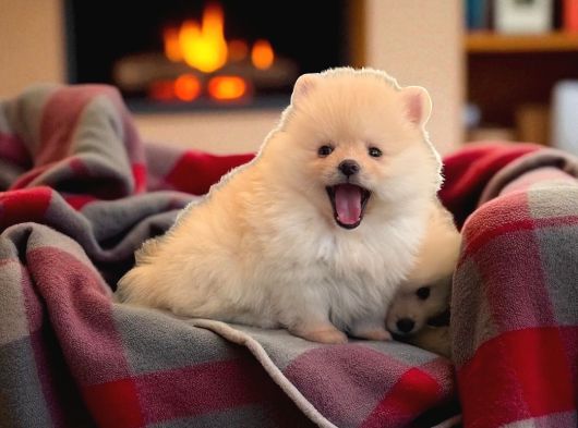 Pomeranian Boo Sevimli Yavr görsel