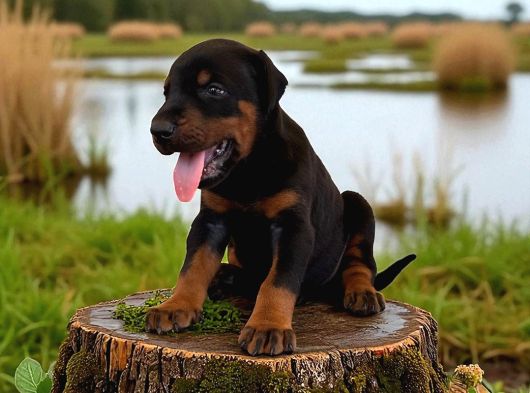 Safkan Secereli Doberman Gücün Ve Zarafetin Sembolü