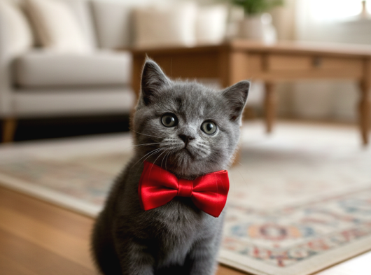 Safkan British Shorthair Ayi Surat Top Kafa Bebis görsel