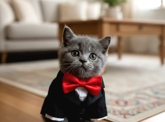 Safkan British Shorthair Ayi Surat Top Kafa Bebis görsel