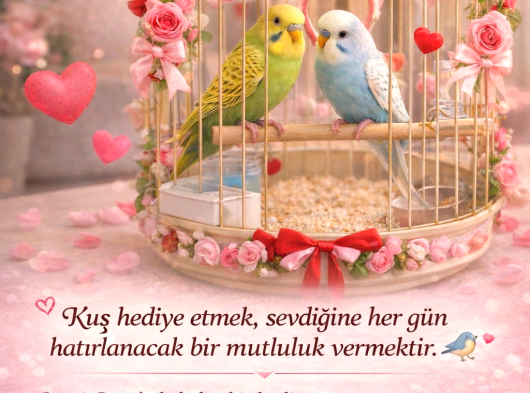 Tüm İstanbul İlçeleri̇ne Adrese Tesli̇m Muhabbet Kuşu görsel