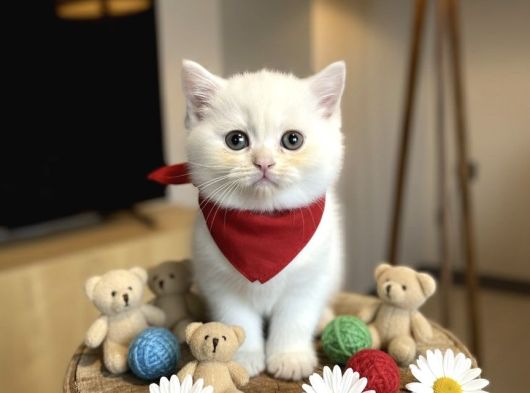 Karbeyazi Di̇şi̇ Bri̇ti̇sh Shorthai̇r Bebek görsel