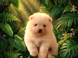 Safkan Beyaz Pomeranian Boo