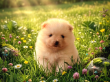 Safkan Beyaz Pomeranian Boo