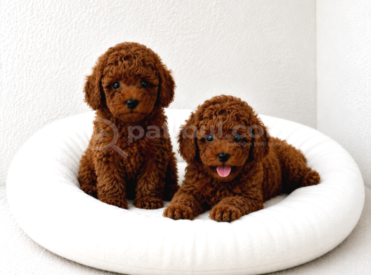Toy Poodle Yavrular Wc Eği̇ti̇mli̇ görsel