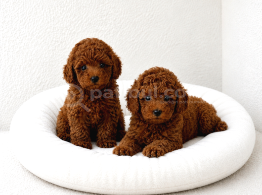 Toy Poodle Yavrular Wc Eği̇ti̇mli̇ görsel