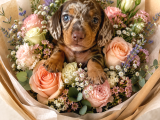 Nadir Renk Çikolata Merle Sosis Köpek Yavruları