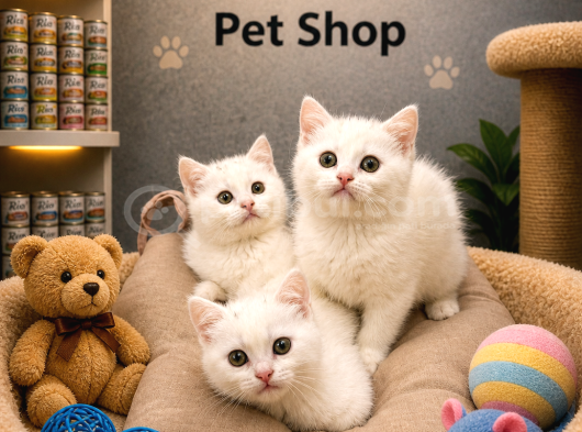 Mükemmel Güzellikte Beyaz British Shorthair Yavrularımız görsel