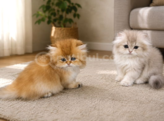 Irkının En Güzelinden British Longhair Golden Yavrumuz görsel