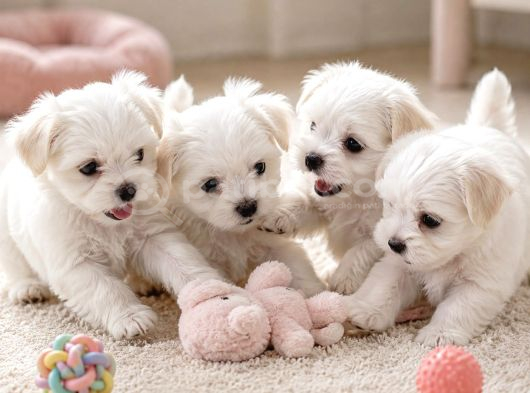 Maltese Terrier Yavrular görsel