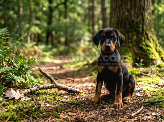 2 Aylık Canavar Estetikli Doberman Yavrularım görsel