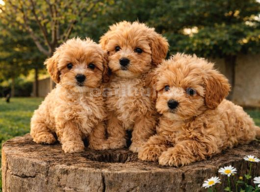Müthi̇ş Güzelli̇kte Uygun Rakamlara Orji̇nal Malti̇poo Yavrular görsel