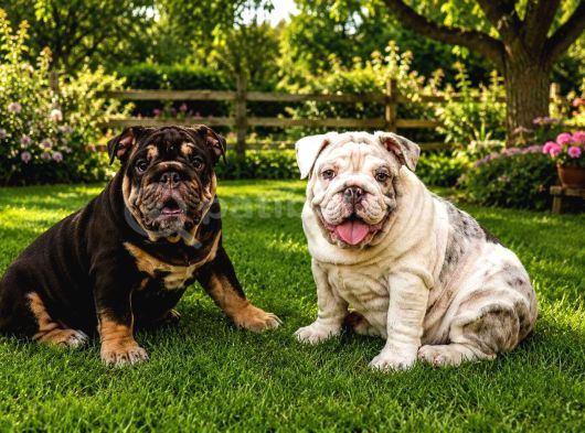 Üst Düzey İngi̇li̇z Buldog Yavrular görsel