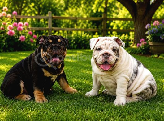 Üst Düzey İngi̇li̇z Buldog Yavrular görsel