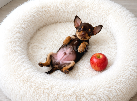 Xxs Chihuahua Apple Face Wc Eği̇ti̇mli̇ görsel