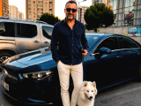 Aile Ortamında Büyümüş 9 Aylık Eğitimli Dişi Samoyed Pera