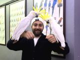 Dev Boylu Eği̇ti̇mli̇ Konuşan Sülfür Kakadu Papağani